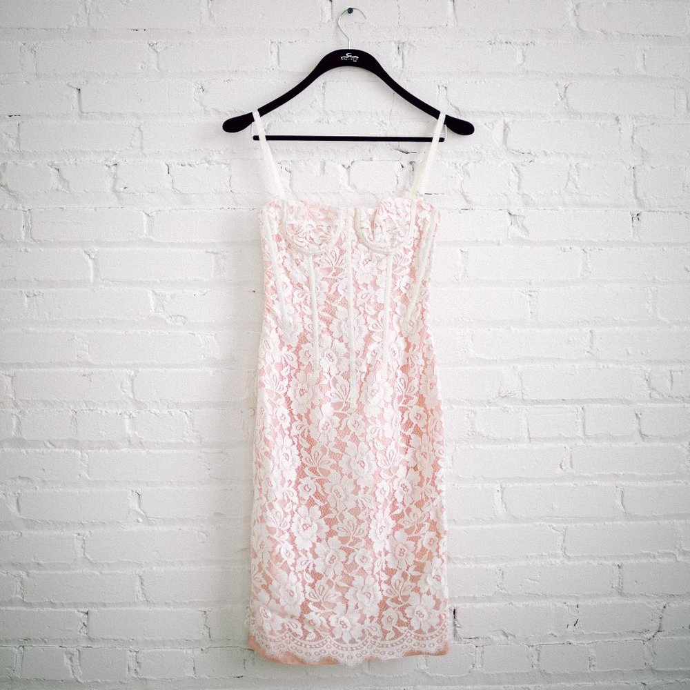 D&G Dolce and Gabanna Size 38 Women's 0 Pink Lace